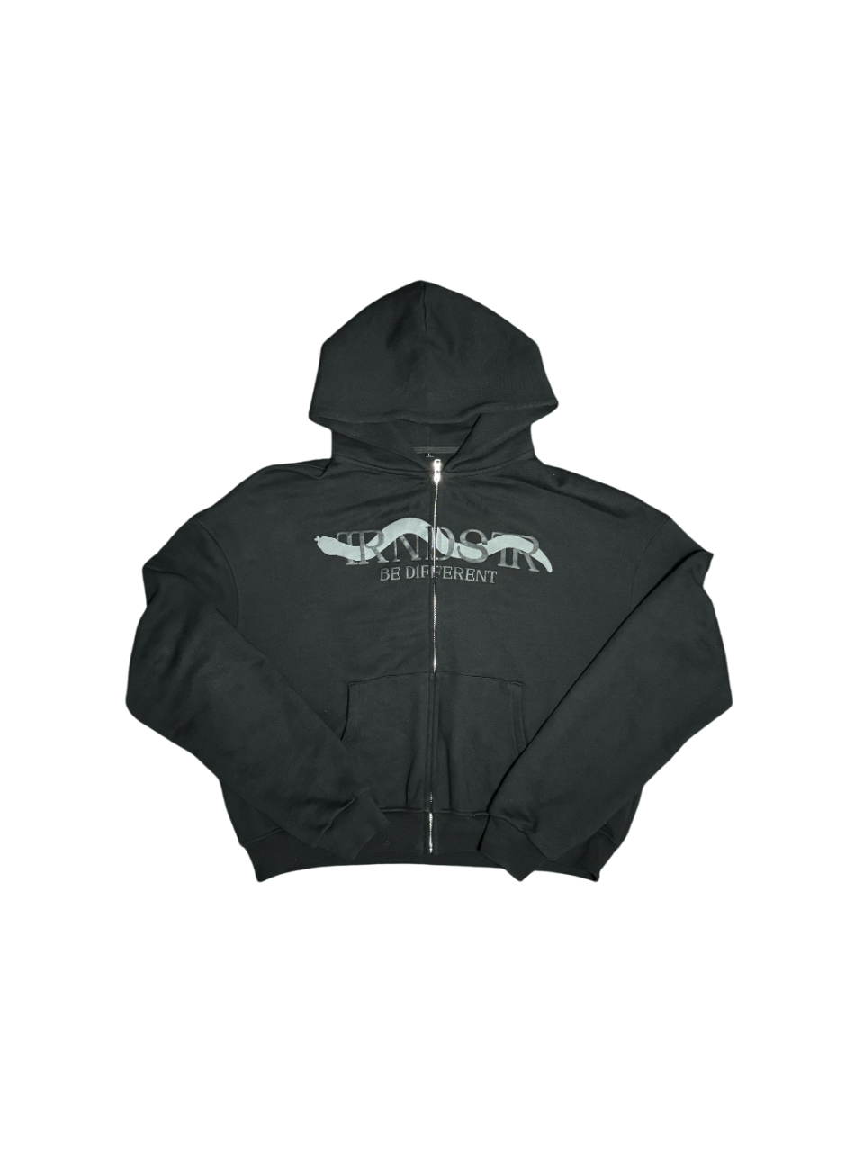 "Sly" Zip-Up Hoodie (Black) - Pre Order