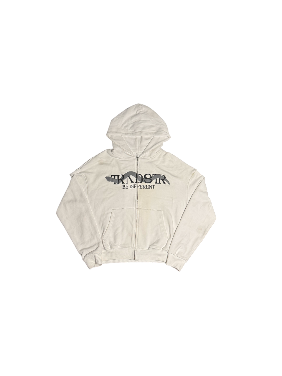 "Sly" Zip-Up Hoodie (White) - Pre Order