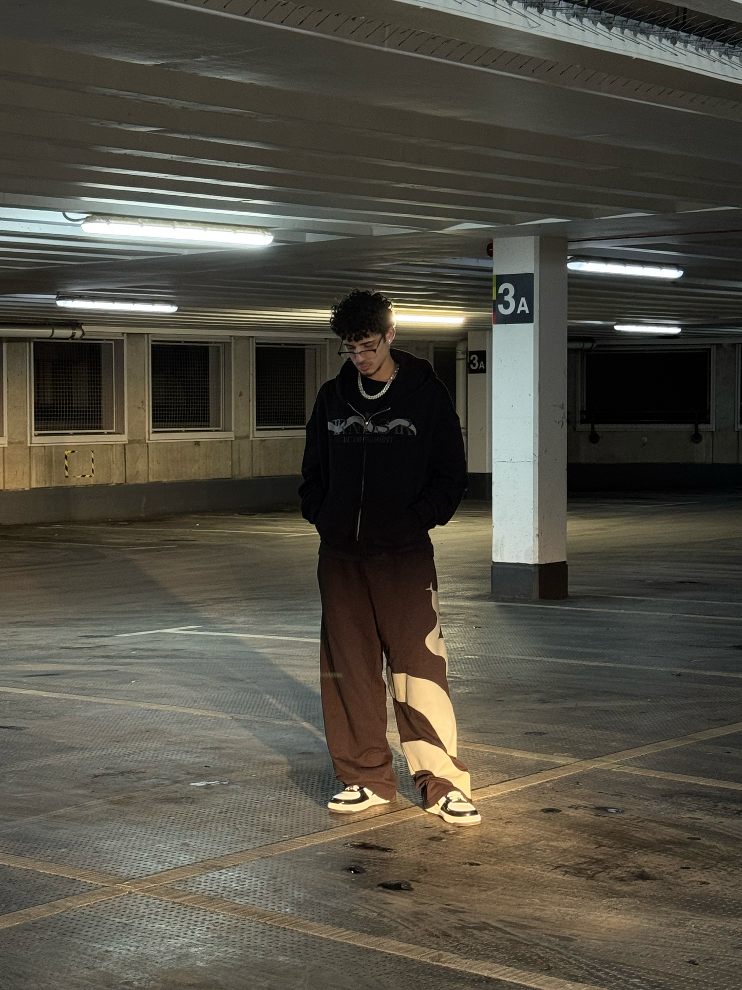 "Sly" Zip-Up Hoodie (Black) - Pre Order